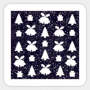 Christmas white decorations Sticker